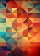 a retro vintage geometry background texture