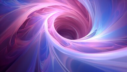 Vibrant abstract swirling tunnel