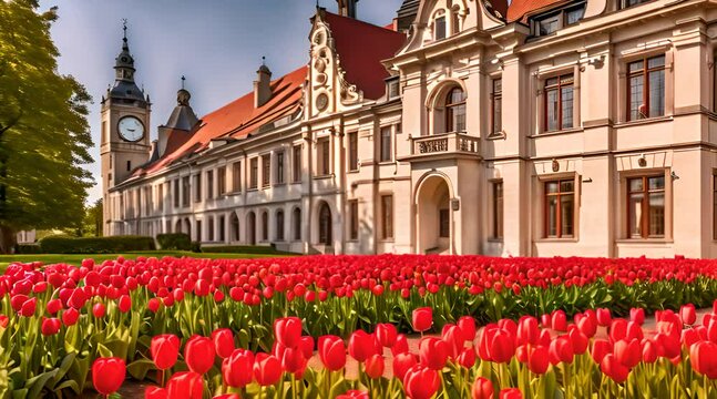 Stadtgalerie and City Hall. Urban Architecture