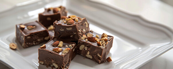 chocolate cake with nuts