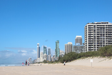 The Bondi beach in Australia 