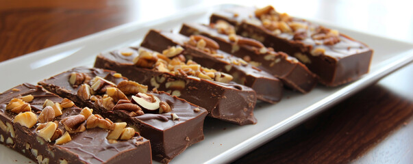 chocolate cake with nuts
