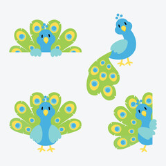 Peacock cartoon