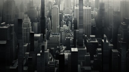 Obraz premium modern grey geometry