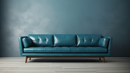 Fototapeta premium leather dark teal texture