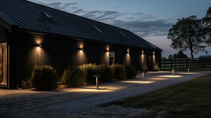 Obraz premium modern barn lights