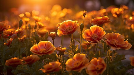 Obraz premium warm color lighting