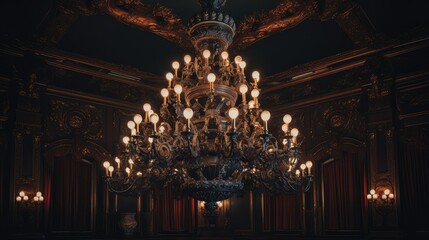 Obraz premium ceiling dark bronze