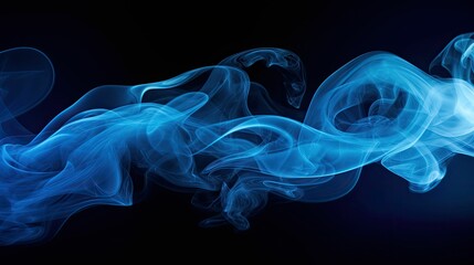 Fototapeta premium vibrant blue background smoke
