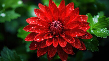 vibrant starburst red