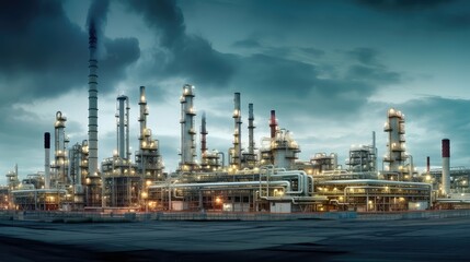 Obraz premium production oil and gas investment