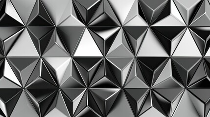 Obraz premium sheen gray triangle background