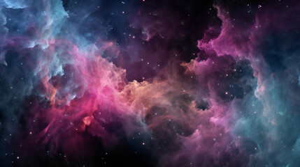 A beautiful galaxy, vibrant colors, purple and blue, space background.
