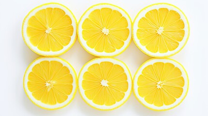 background cut lemon yellow