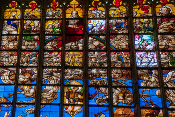 stained glass window