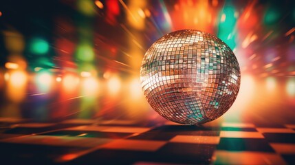 Obraz premium ball disco light