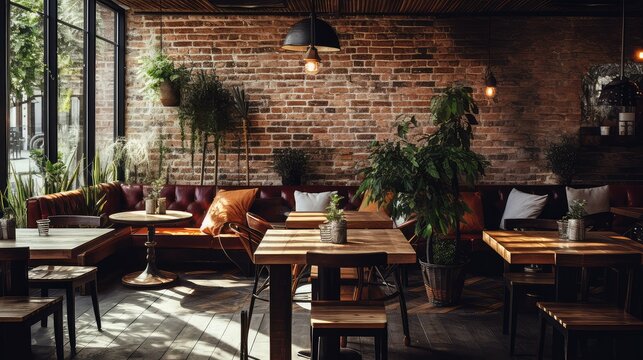 rustic restaurant interior