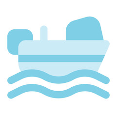 boat icon for illustration