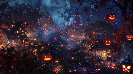 Fototapeta premium Halloween wallpaper