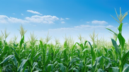 Obraz premium stalks white corn background