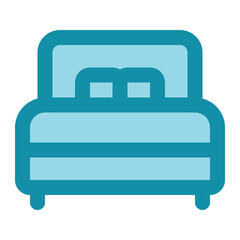 bed icon for illustration