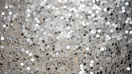 shimmer silver confetti background
