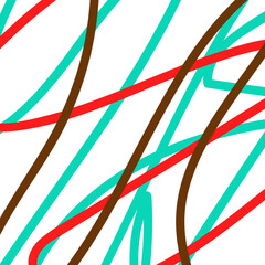 Green red brown lines graphic backdrop 
