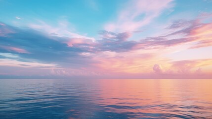 Obraz premium sungradient beautiful blue sky