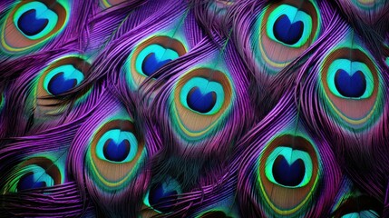 Obraz premium hues purple and teal