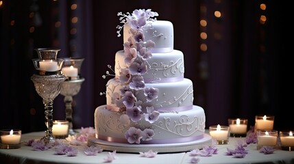 cake purple design