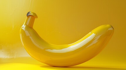 Futuristic Banana Innovation in Technology Concept