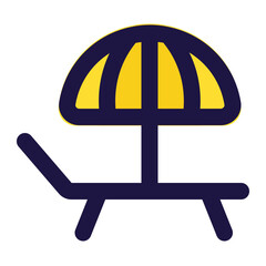 hammock icon for illustration