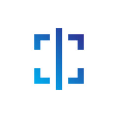 Obraz premium Editing Design Gradient Blue Icon