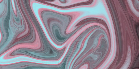 Red and white paint mixing background. Pink Acrylic Pour Color Liquid marble abstract surfaces Design. Abstract background pattern and texture of swirling pink ink.