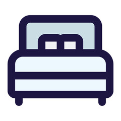 bed icon for illustration