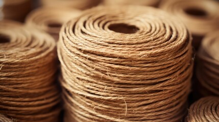 Obraz premium spool brown string