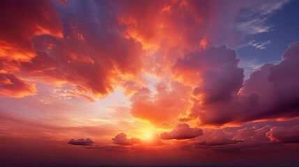 Fototapeta premium shadow pink sun