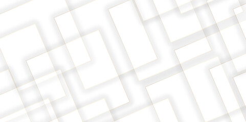 Obraz premium Abstract Minimal Geometric background with triangular bright light with soft shadows as pattern. White minimal line design. baseness technology and communication concept Decoration arrow design.