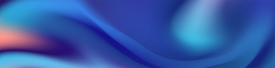 Polished mesh wave blur banner exhibiting a premium, visually striking gradient blend that exudes refinement for promotional materials and brand identity