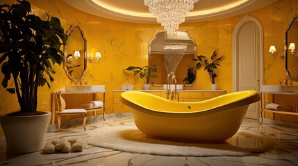 design yellow interior