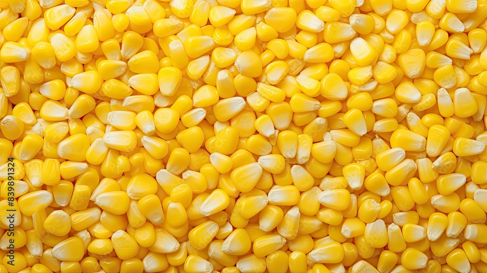 Poster yellow raw corn background