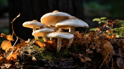 habitat fungi champignon mushroom