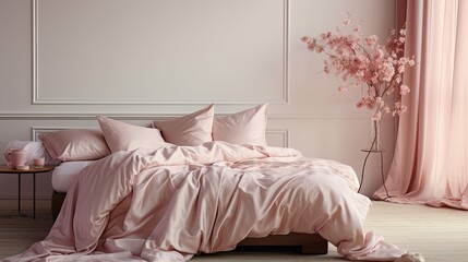 sophistication pink silk sheets