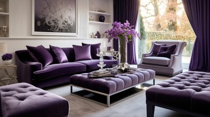 sofa purple furniture