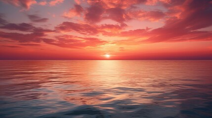 Obraz premium sky light red