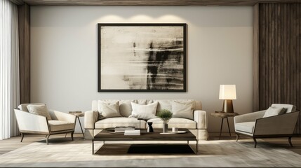 Obraz premium rustic modern vintage interior art frame