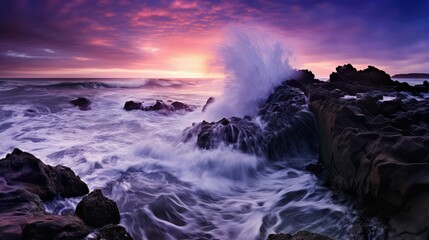 shoreline purple wave