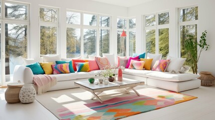 natural bright interior home