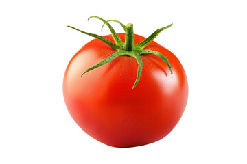 Red Ripe Tomato Isometric on white background
