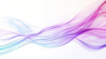 Abstract vibrant purple and blue wavy neon background. Modern technology backdrop